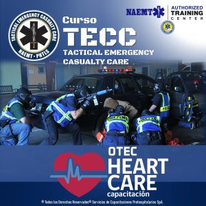 Imagen del curso TECC que capacita a proveedores de atención prehospitalaria en situaciones de emergencia en entornos hostiles