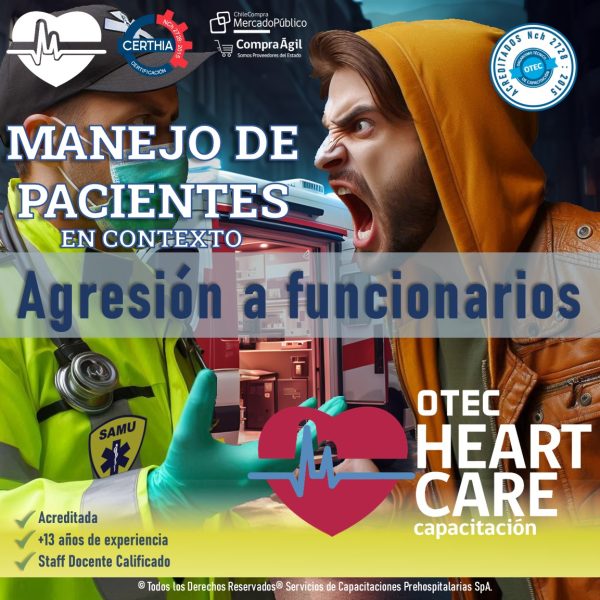 Curso de Manejo de Pacientes en Contexto de Agresión a Funcionarios(as) (online)